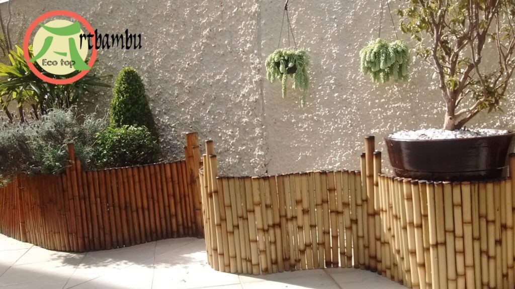 cerca de bambu para casa e jardim