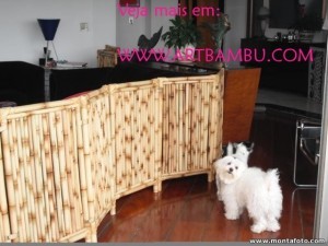 cerca de bambu para contenção de animais
