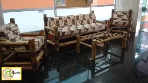 móveis de bambu cana da índia