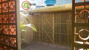 Fazer uma parede de bambu,tudo muito vantajoso. 3 Biombos e divisórias