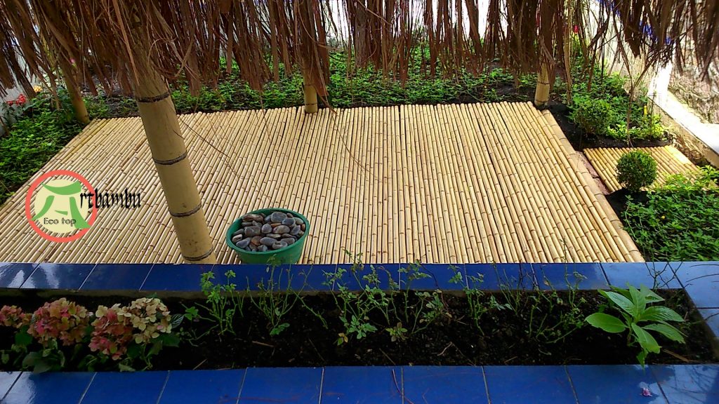 Pérgolas e coberturas de bambu