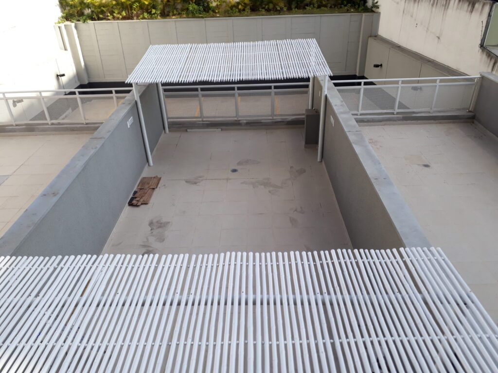 Cobertura com bambu na decoração